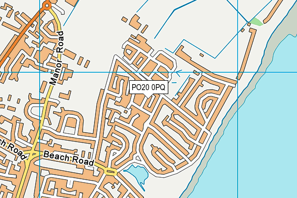 PO20 0PQ map - OS VectorMap District (Ordnance Survey)