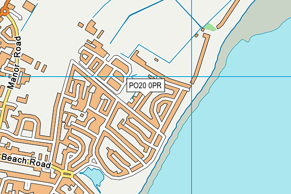 PO20 0PR map - OS VectorMap District (Ordnance Survey)