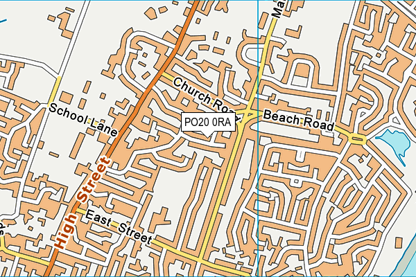 PO20 0RA map - OS VectorMap District (Ordnance Survey)