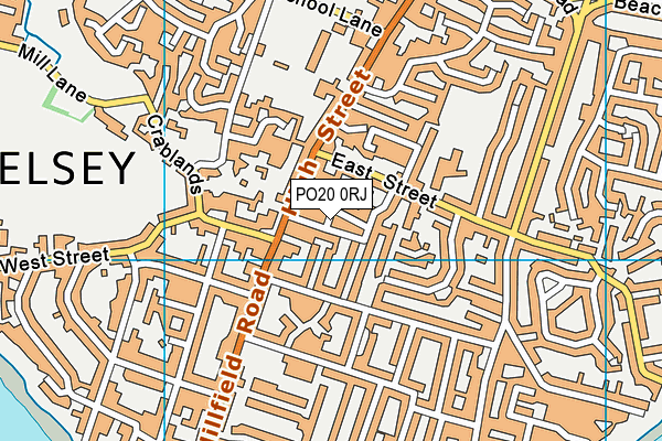 PO20 0RJ map - OS VectorMap District (Ordnance Survey)