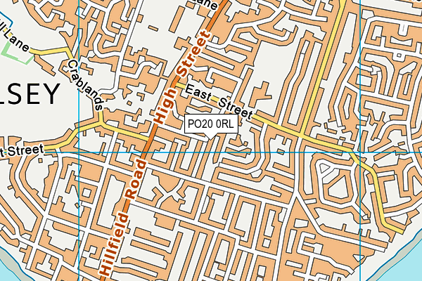 PO20 0RL map - OS VectorMap District (Ordnance Survey)