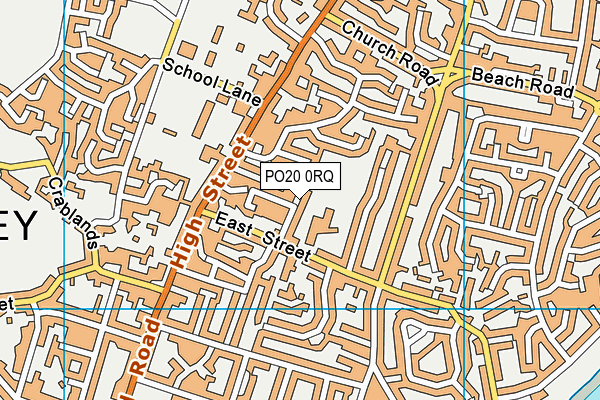 PO20 0RQ map - OS VectorMap District (Ordnance Survey)