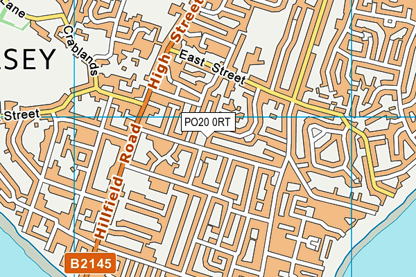 PO20 0RT map - OS VectorMap District (Ordnance Survey)