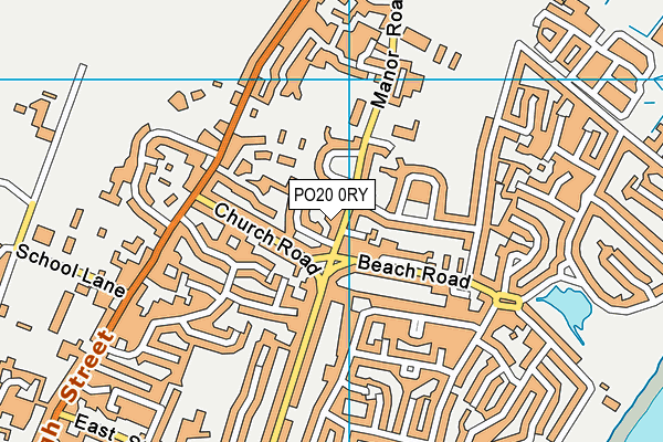 PO20 0RY map - OS VectorMap District (Ordnance Survey)