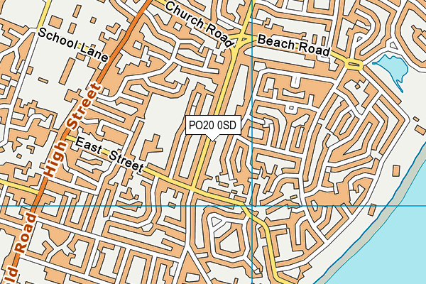 PO20 0SD map - OS VectorMap District (Ordnance Survey)