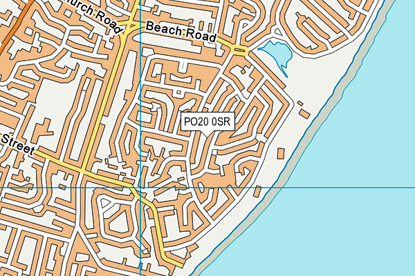 PO20 0SR map - OS VectorMap District (Ordnance Survey)