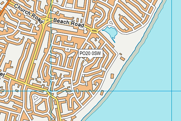 PO20 0SW map - OS VectorMap District (Ordnance Survey)