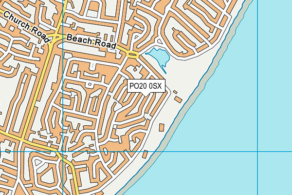 PO20 0SX map - OS VectorMap District (Ordnance Survey)