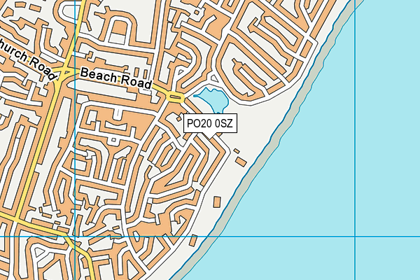 PO20 0SZ map - OS VectorMap District (Ordnance Survey)