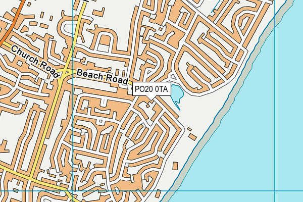 PO20 0TA map - OS VectorMap District (Ordnance Survey)