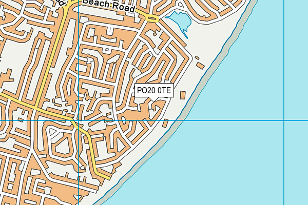 PO20 0TE map - OS VectorMap District (Ordnance Survey)