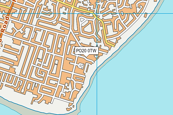 PO20 0TW map - OS VectorMap District (Ordnance Survey)