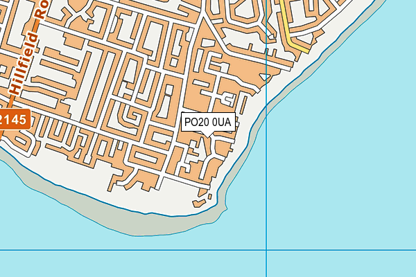 PO20 0UA map - OS VectorMap District (Ordnance Survey)