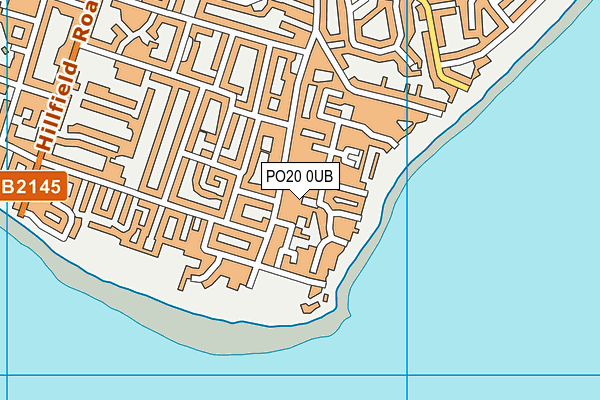 PO20 0UB map - OS VectorMap District (Ordnance Survey)