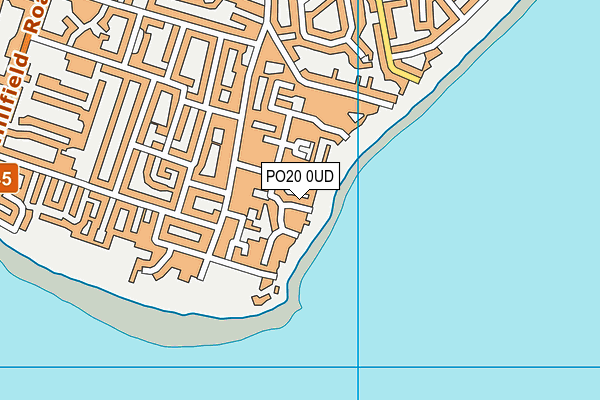 PO20 0UD map - OS VectorMap District (Ordnance Survey)