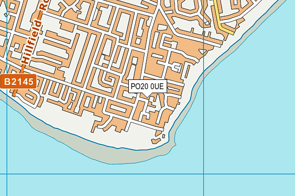 PO20 0UE map - OS VectorMap District (Ordnance Survey)