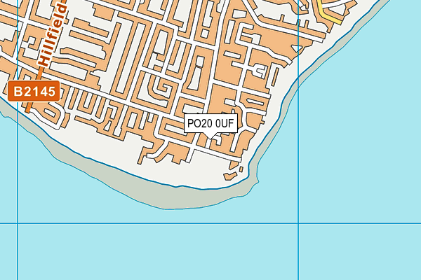 PO20 0UF map - OS VectorMap District (Ordnance Survey)