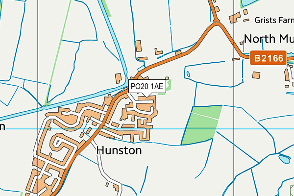 PO20 1AE map - OS VectorMap District (Ordnance Survey)