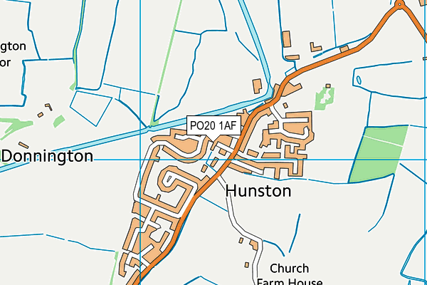 PO20 1AF map - OS VectorMap District (Ordnance Survey)