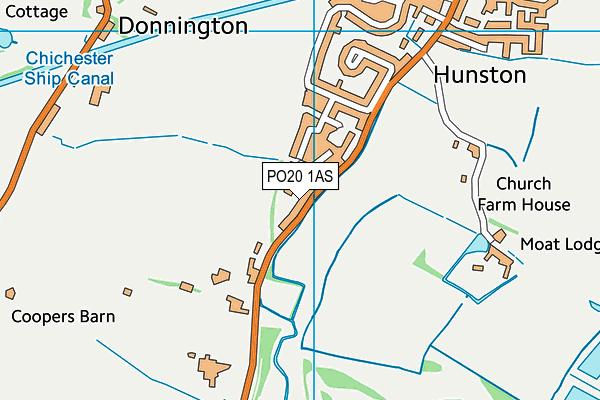 PO20 1AS map - OS VectorMap District (Ordnance Survey)