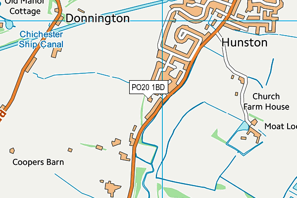 PO20 1BD map - OS VectorMap District (Ordnance Survey)