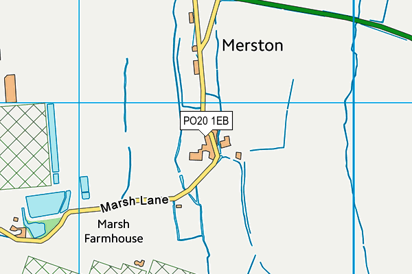 PO20 1EB map - OS VectorMap District (Ordnance Survey)