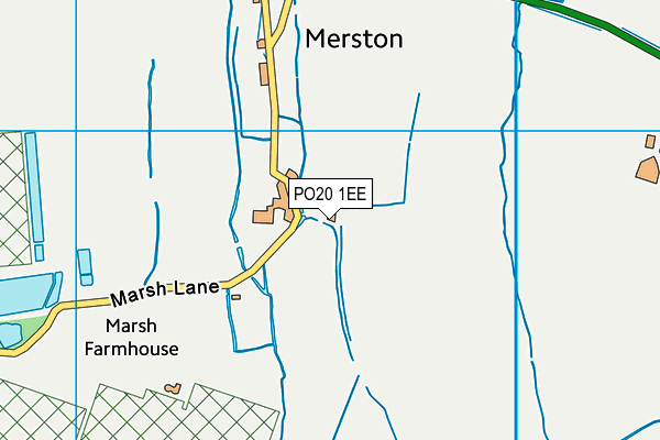 PO20 1EE map - OS VectorMap District (Ordnance Survey)