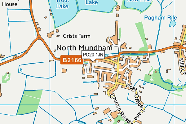 PO20 1JN map - OS VectorMap District (Ordnance Survey)