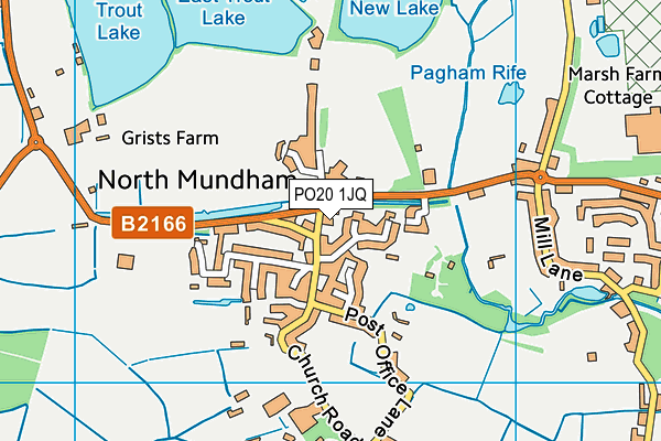 PO20 1JQ map - OS VectorMap District (Ordnance Survey)