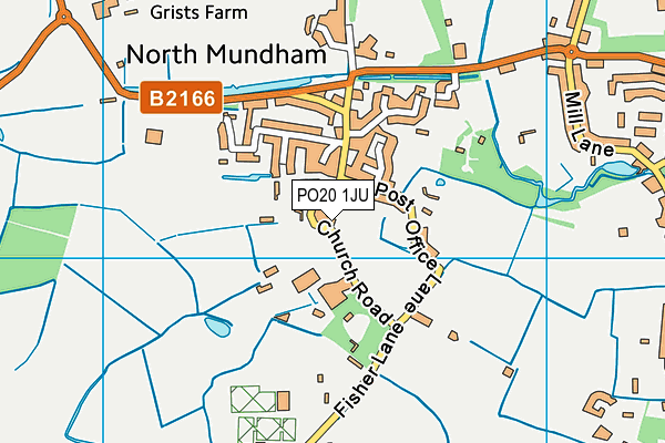 PO20 1JU map - OS VectorMap District (Ordnance Survey)