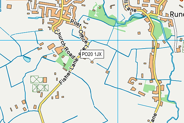 PO20 1JX map - OS VectorMap District (Ordnance Survey)