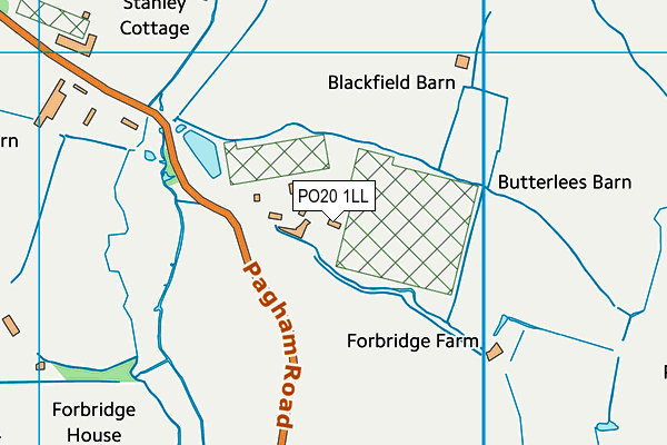 Map of NEW FOREST PLANTS LTD at district scale