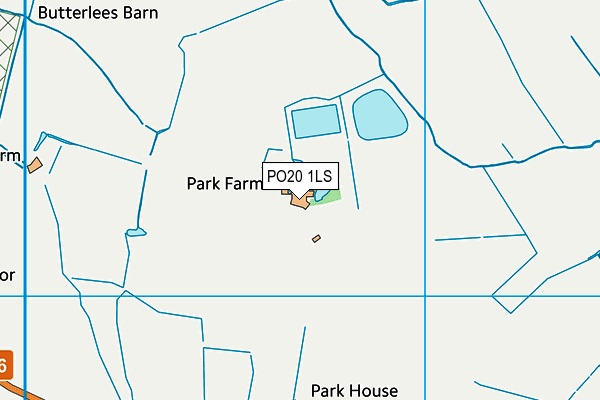 PO20 1LS map - OS VectorMap District (Ordnance Survey)