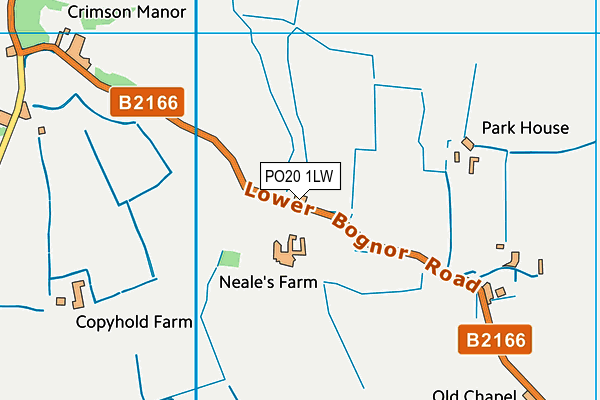 PO20 1LW map - OS VectorMap District (Ordnance Survey)