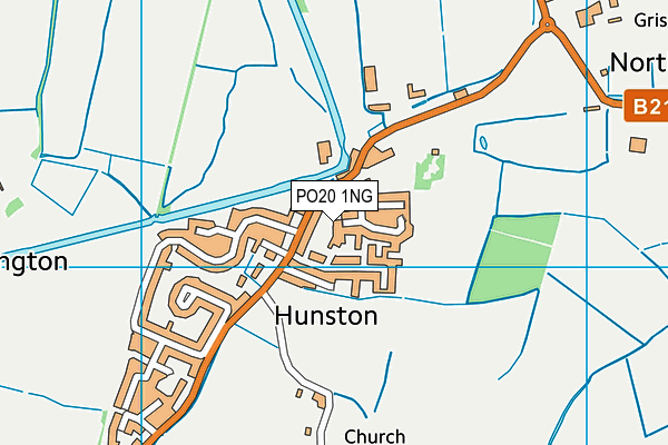 PO20 1NG map - OS VectorMap District (Ordnance Survey)