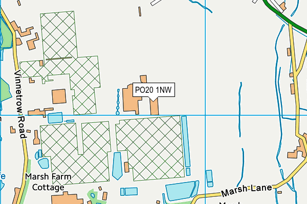 PO20 1NW map - OS VectorMap District (Ordnance Survey)