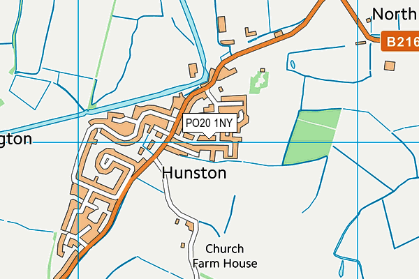 PO20 1NY map - OS VectorMap District (Ordnance Survey)