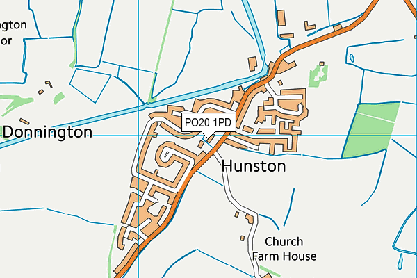 PO20 1PD map - OS VectorMap District (Ordnance Survey)