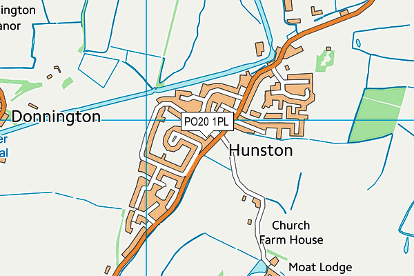 PO20 1PL map - OS VectorMap District (Ordnance Survey)