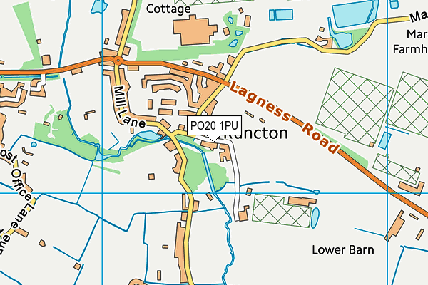 PO20 1PU map - OS VectorMap District (Ordnance Survey)