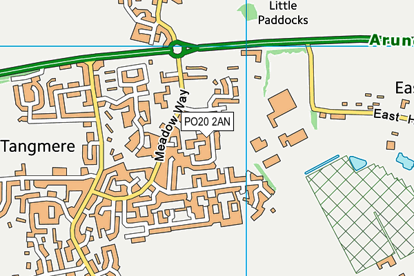 PO20 2AN map - OS VectorMap District (Ordnance Survey)