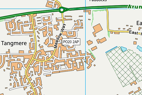 PO20 2AP map - OS VectorMap District (Ordnance Survey)