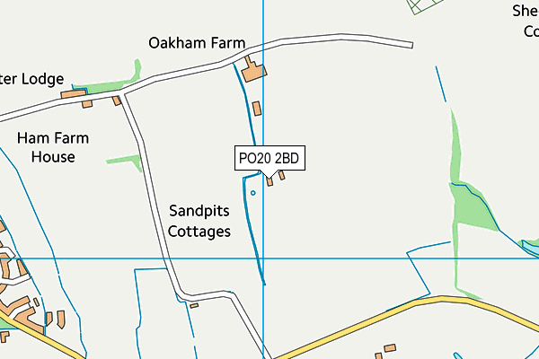 PO20 2BD map - OS VectorMap District (Ordnance Survey)