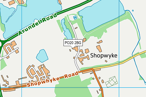 PO20 2BG map - OS VectorMap District (Ordnance Survey)