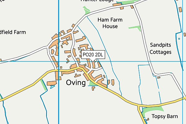 Highfield Lane Recreation Ground (Closed) map (PO20 2DL) - OS VectorMap District (Ordnance Survey)