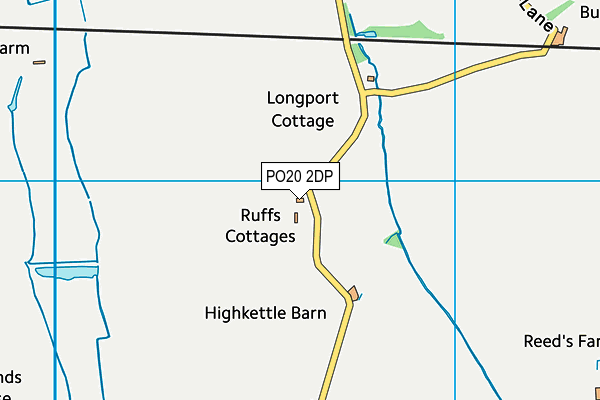 PO20 2DP map - OS VectorMap District (Ordnance Survey)