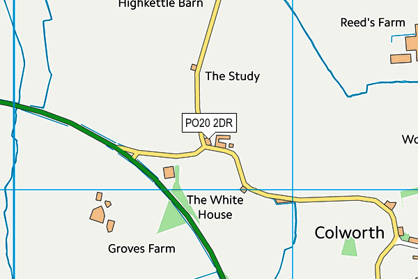 PO20 2DR map - OS VectorMap District (Ordnance Survey)