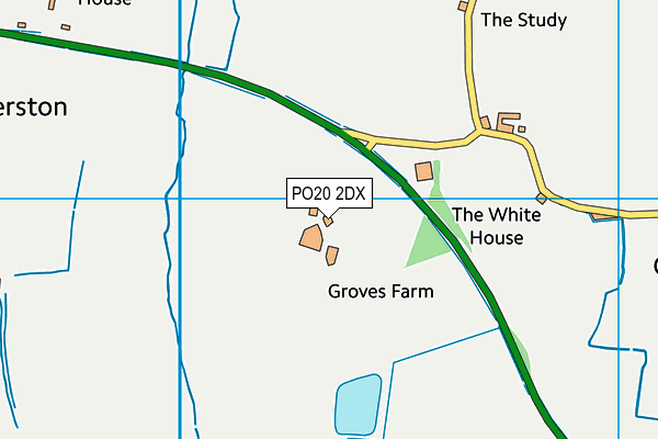 PO20 2DX map - OS VectorMap District (Ordnance Survey)