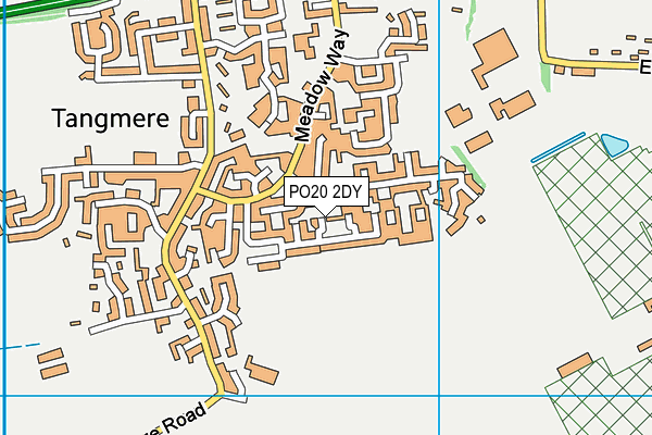 PO20 2DY map - OS VectorMap District (Ordnance Survey)