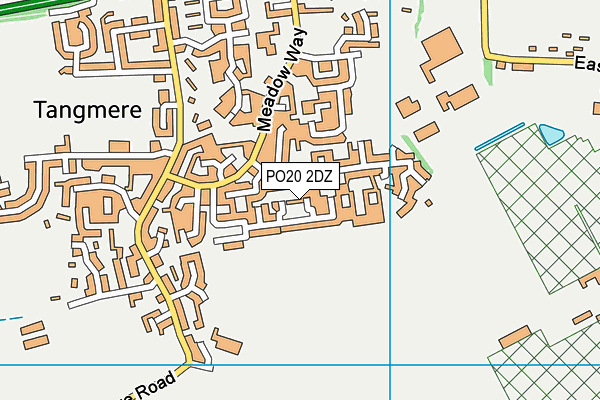 PO20 2DZ map - OS VectorMap District (Ordnance Survey)